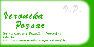 veronika pozsar business card